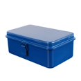 thumbnail image 1 of simhoa Metal Storage Box Empty Box Vintage with Lid Desktop Storage Container Bin Blue, 1 of 8