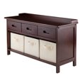 thumbnail image 1 of Adriana storage Bench & baskets, 1 of 5