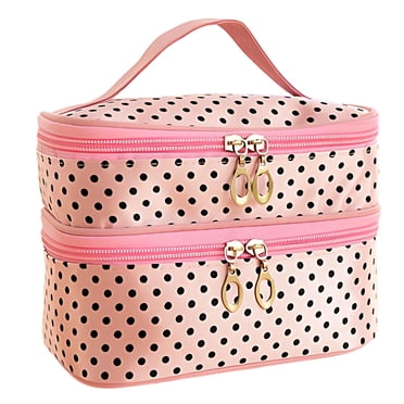 Staron Trousse de Maquillage de Voyage pour Femmes, Grande Capacité, Sacs Cosmétiques, Organisateur Portable, Rangement, Grande Trousse de Toilette pour Femmes