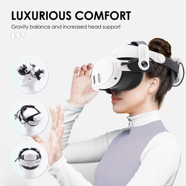  Quest 3 128GB BOBOVR M3 PRO付き BOBOVR M3 Pro VR Head Strap accessory Compatible with Meta Quest 3