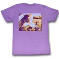 thumbnail image 1 of James Dean Neon Purple Heather Adult T-Shirt, 1 of 2