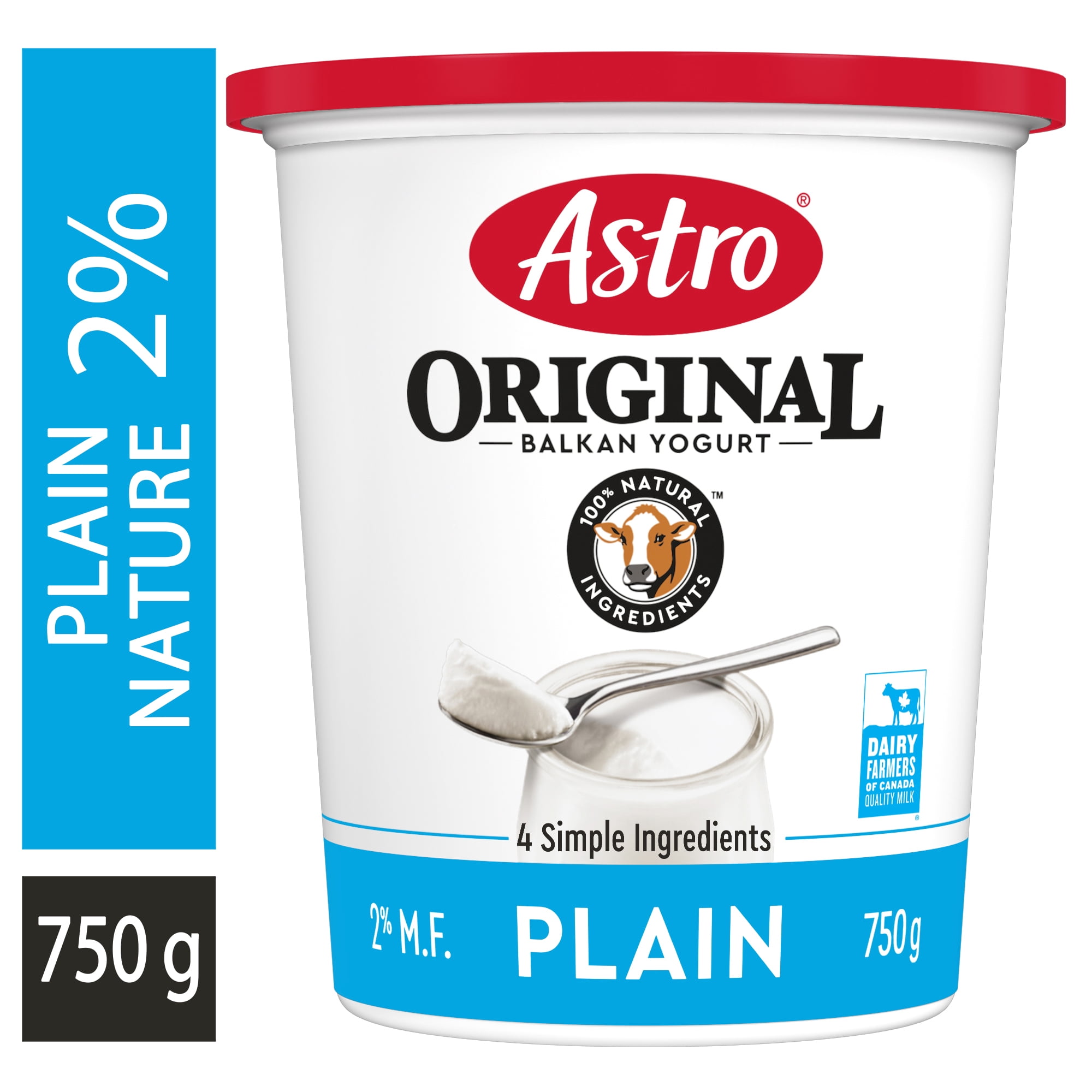 Astro Original Yogurt Plain Balkan Style 2% 750g