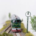 thumbnail image 4 of Lampe de Rue Miniature Échelle 1:87 Lampe de Signalisation LED Décorative Accessoires de Paysage Micro Sable Simulation Lampadaire Train Vert (Lumière Blanche), 4 of 7