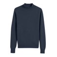 thumbnail image 2 of VgaVtl Womens Sweaters Cotton Turtleneck Long Sleeve Womens Fall Sweaters Solid Color Knit Layering Blue Relaxed Fit Sweaters, 2 of 7