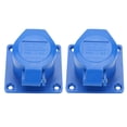 thumbnail image 4 of Gupbes 2Pcs Industrial Power Socket Single‑Phase 3‑Pin Explosion‑Proof Waterproof 16A 3 Hole 220‑250V,Industrial Connector,Single‑Phase Industrial Power Socket, 4 of 8