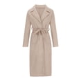 thumbnail image 4 of LOVZFMLL Vestes pour Femmes Mode Manteau Décontracté Bandage Manches Longues Coupe-Vent, 4 of 7