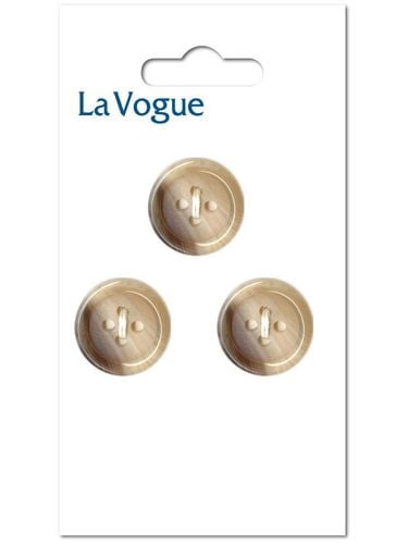 LA VOGUE 4-Hole bouton, Light beige, 20 mm (0.79 in)