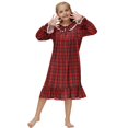 thumbnail image 2 of WEAIXIMIUNG Pyjama pour Filles pour l'Automne et l'Hiver Robe Corail pour Bébé Tenue d'Intérieur Peignoir 8-9 Ans, 2 of 6