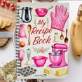thumbnail image 2 of Feltree Recipe Notebook Spiral Bound, 8.3 x 5.5 Inch Cooking Journal for Meal Planning and Recipe Organizing, Cute Design for Kitchen Use, 2 of 7