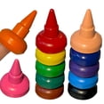 thumbnail image 4 of Clearance Sale! Dusknt Painting Crayons Fun Stationery Finger Crayon Set 12 Color Set, 4 of 9