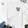 thumbnail image 4 of WEIYLL T-Shirts Graphiques pour Filles Manches Courtes Été Col Rond Ville Tee-Shirt Doux Imprimé Quotidien pour Enfants de 6-7 Ans, 4 of 6