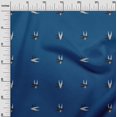 thumbnail image 2 of oneOone Cotton Silk Fabric Arrow Ikat Print Sewing Fabric BTY 42 Inch Wide, 2 of 4