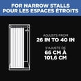 thumbnail image 3 of Mainstays Easy Up Adjustable Tension Shower Curtain Rod, No Tools Needed, 3 of 5