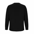 thumbnail image 3 of AherBiu Chandails à Manches Longues pour Hommes Col Ras du Cou Coupe Décontractée Hauts Automne Hiver Décontractés Amples Légers Chandail, 3 of 5