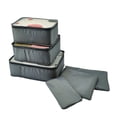 thumbnail image 2 of Fridja 6Pcs Compression Packing Cubes for Travel, Luggage Organizer Bags, Zipper Packing Cubes for Suitcases, 2 of 5