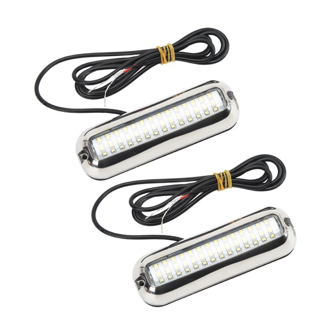 Underwater Marine LED Lights, 120 Degrees Lighting Boat Drain Plug Light For Yachts White Light