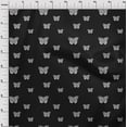 thumbnail image 3 of oneOone Georgette Viscose Fabric Block Printed Fabric 1 Yard 42 Inch Wide, 3 of 4