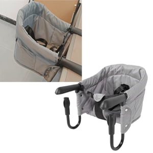 Hook On Chair, Hook on High Chair pour bébé, pliable Clip on Highchair pour table, chaise de table rapide avec amovible pour la maison et le voyage, chaise pour bébé portable pour manger