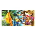 thumbnail image 2 of Dvkptbk Beach Towel Summer Beach Slippers Beach Towel Microfiber Double-sided Velvet Beach Towel Swimming Towel Versatile Beach Towel Beach Essentials on Clearance, 2 of 3