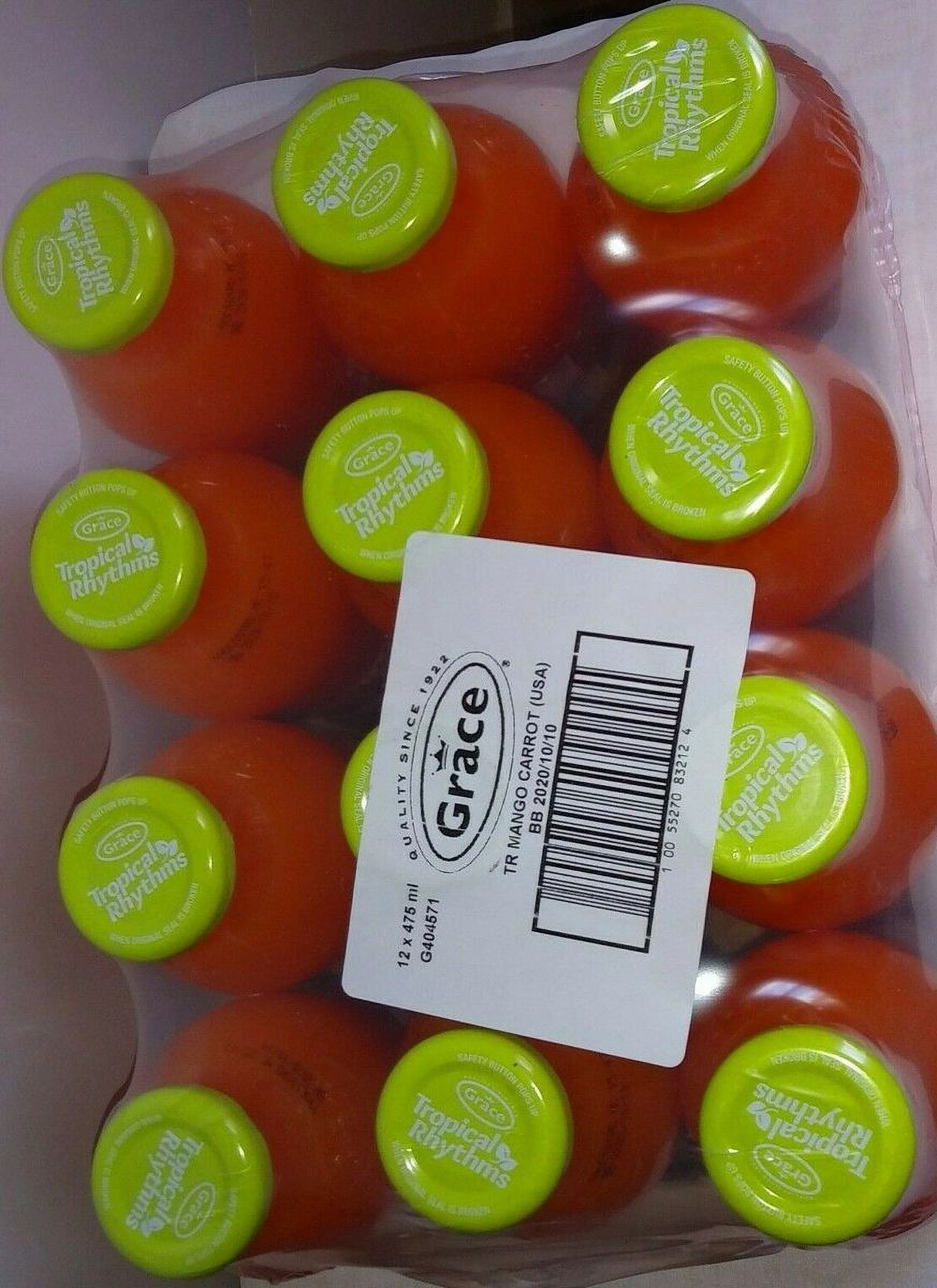 Boisson Mangue Carotte Grace, 473ml Bouteille
