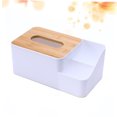 thumbnail image 4 of SHOWERORO Bamboo Tissue Box Cover Rectangular for 1Pack, 4 of 8