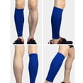 thumbnail image 2 of WZXFASHION Calf Compression Sleeve Leg Performance Support Shin Splint & Calf Pain Relief Clothing Shoes & Accessories Blue XL, 2 of 2