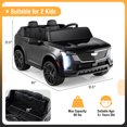 thumbnail image 3 of Costway 2 Seater Ride on Truck with Remote Control 3 Speeds LED Lights Horn Music Story, 3 of 10