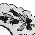 thumbnail image 3 of Esquirla Chiffon Floral Fake Collar Detachable - Black 02, as described, 3 of 8