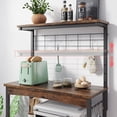 thumbnail image 2 of Bestier 3-Tier Kitchen Baker's Rack Microwave Oven Stand with Cabinet, 2 of 8