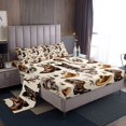 thumbnail image 1 of Erosebridal Gothic Skull Bed Sheets Set Twin Size, Western Boot Bed Sheets Twin, Rustic Room Decor 3 Pieces, 1 of 6