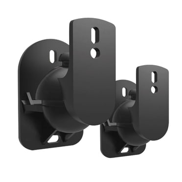 Miangastore 1 Paire de Supports Muraux Surround Sound pour Haut-Parleur (Noir)