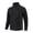 Black, variant on fatyb Mens Fleece Jacket with Pockets Full Zip Stand Collar Warm Jacket Fall Winter Outdoor Coat for Men