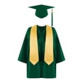 thumbnail image 1 of RXIRUCGD Ensemble de Costume de Performance de Graduation pour Enfants à Manches Longues et Filles Blouses Col Rond Ensembles (Vert, Taille : 5 Ans), 1 of 2