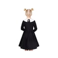 thumbnail image 4 of Robe Fille Col Noir Blanc Uniforme Scolaire Quotidien Coton Confortable 7 Ans, 4 of 8