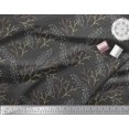 thumbnail image 3 of Soimoi Gray Cotton Voile Fabric Dry Branches Tree Decor Fabric Printed Yard 56 Inch Wide, 3 of 5