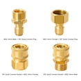 thumbnail image 2 of Fittings Pressure Washer Quick Connect Kit, 4 PCS M22 14mm to 3/8 Inch Hose Quick Connect Fitting Coupler, Brass Pressure Washer Adapters for Power Washer Gun, Hose, Pump, 2 of 6