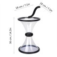 thumbnail image 3 of Herwey Money Jar,Innovative Transparent Circling Round Money Box Coin Jar Money Saving Pot, Money Saving Pot, 3 of 7