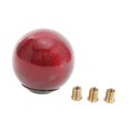 thumbnail image 2 of funtasica Auto Gear Shifter Knob Round Ball Car Modified for Automobile Truck Bus Red, 2 of 9