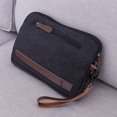 thumbnail image 2 of Men Wallet Large Capacity Business Long Zipper Bag Multifunction Wallet Handbag Black, 2 of 8