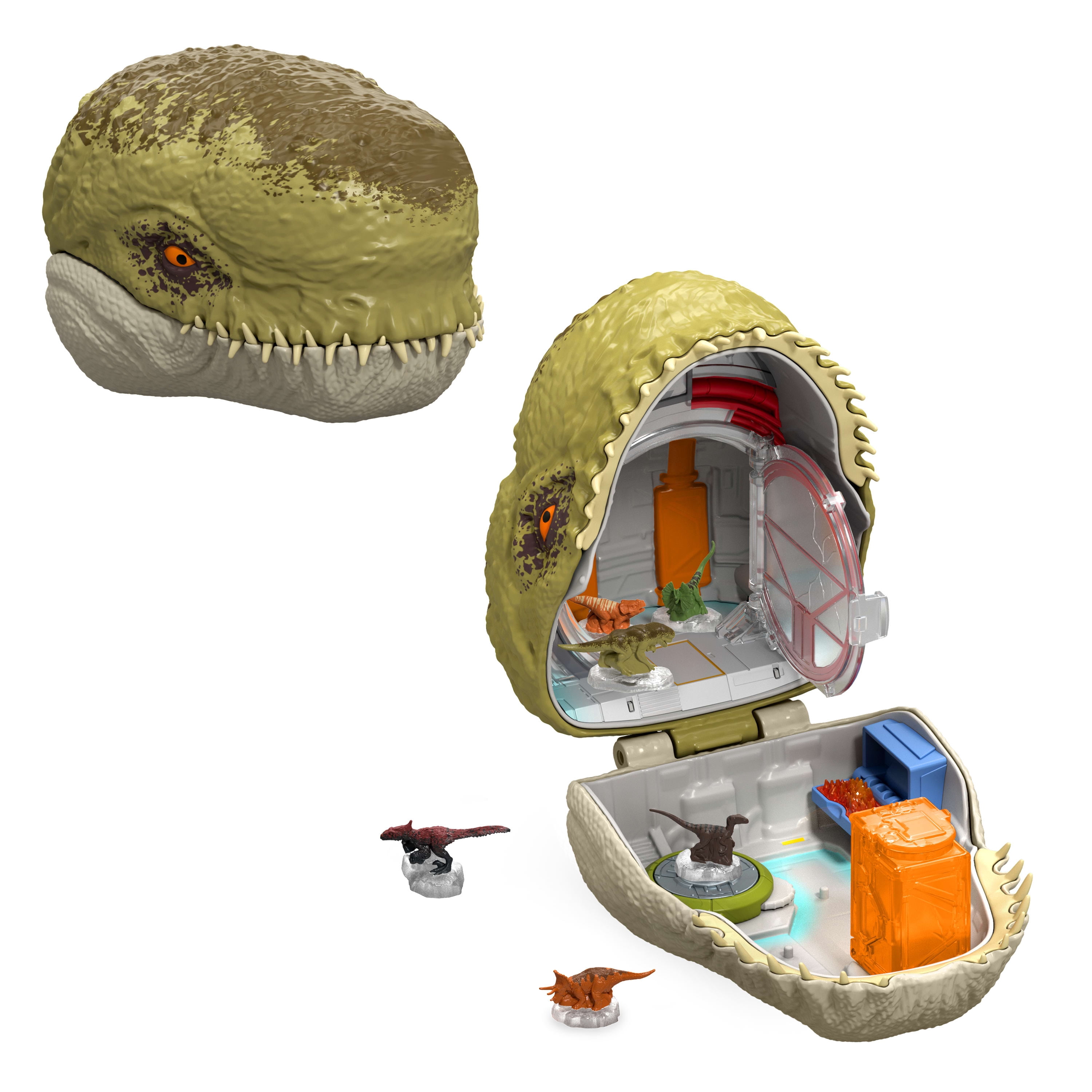Mutadon Figure Jurassic World Rebirth Micro Adventure Mutadon Head, Playset ...