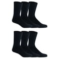 thumbnail image 1 of Athletic Works Men's Cotton Crew Socks 6-Pack, 1 of 5