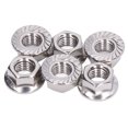 thumbnail image 3 of Écrous de Fixation, Écrou à Bride Fixation Ferme Design Standard A2-70 Acier Inoxydable pour Réparation pour Entretien M3,M4,M5,M6,M8,M10,M12, 3 of 7