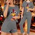 thumbnail image 2 of Womens Pajamas Set, Casual Pants and Tops Sleepwear, 2 of 8