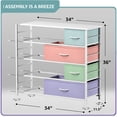 thumbnail image 4 of Commode à 8 Tiroirs - Pastel, 4 of 7