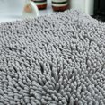 thumbnail image 2 of Youkk Polyester Chenille Bath Mat - Strong Water Absorption Exquisite Crafted Soft Texture No Shedding Deep Grey 40cm*60cm 1Set, 2 of 6