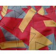thumbnail image 4 of oneOone Silk Tabby Fabric Rectangle & Triangle Geometric Print Fabric By The Yard 42 Inch Wide, 4 of 4