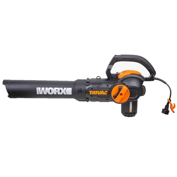 Worx WG512 3 en 1 Trivac Souffleur de Feuilles Électrique Filaire à 2 Vitesses Broyeur Aspirateur de Cour
