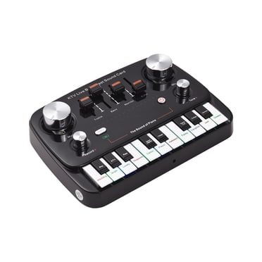 TFixol Interface Audio Bluetooth Professionnelle pour Diffusion et Enregistrement en Direct - Son de Haute Qualité, Surveillance en Temps Réel, Branchez et Utilisez, Compatible avec Téléphones et Ordinateurs, GAX-S10