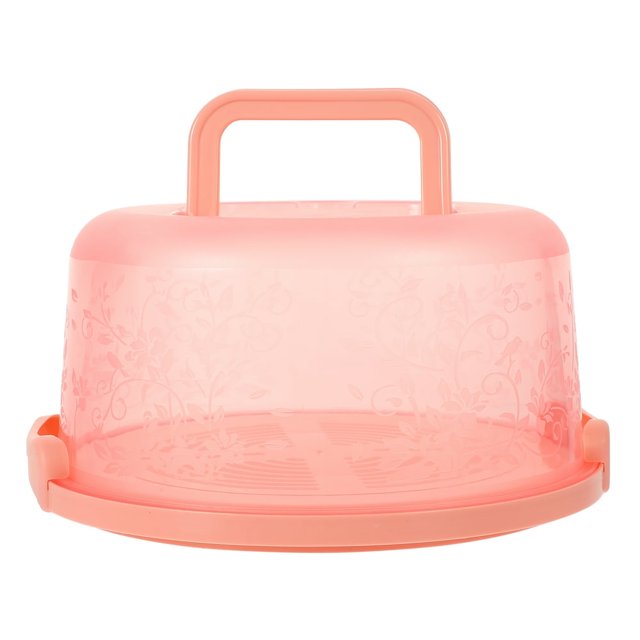 Cake Box Carrierportable Holder Container Lid Cupcake Bakinghandle Containers Server Stand Lids Pastry Storage