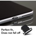 thumbnail image 3 of 4 Pcs Capuchons de Poussière Portables pour Téléphone Bouchons de Poussière pour Téléphone Intelligent Port de Charge Accessoires Pièces de Rechange pour iPhone Rouge, 3 of 8